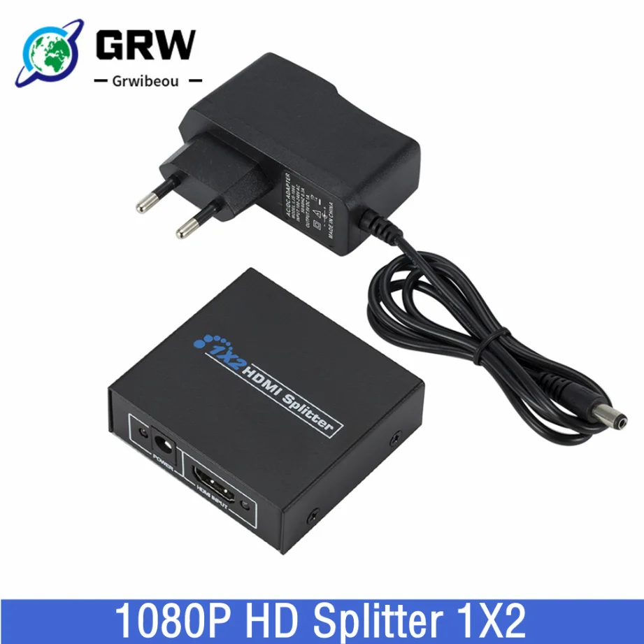 Grwibeou 1080P 1 In 2 Out HDMI-compatible Splitter 1X2 HDMI-compatible Signal Amplifier Multiple Display For HDTV DVD PS3 Xbox
Grwibeou 1080P 1 In 2 Out HDMI-compatible Splitter 1X2 HDMI-compatible Signal Amplifier Multiple Display For HDTV DVD PS3 Xbox