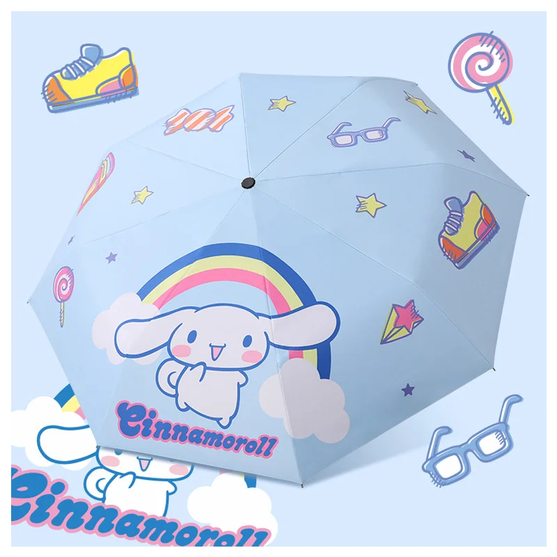 Cartoon Anime Sanrioed Cinnamoroll Fully Automatic Sun Umbrella Kawaii Pattern Printed UV Protection Foldable Umbrella Girl Gift
Cartoon Anime Sanrioed Cinnamoroll Fully Automatic Sun Umbrella Kawaii Pattern Printed UV Protection Foldable Umbrella Girl Gift
