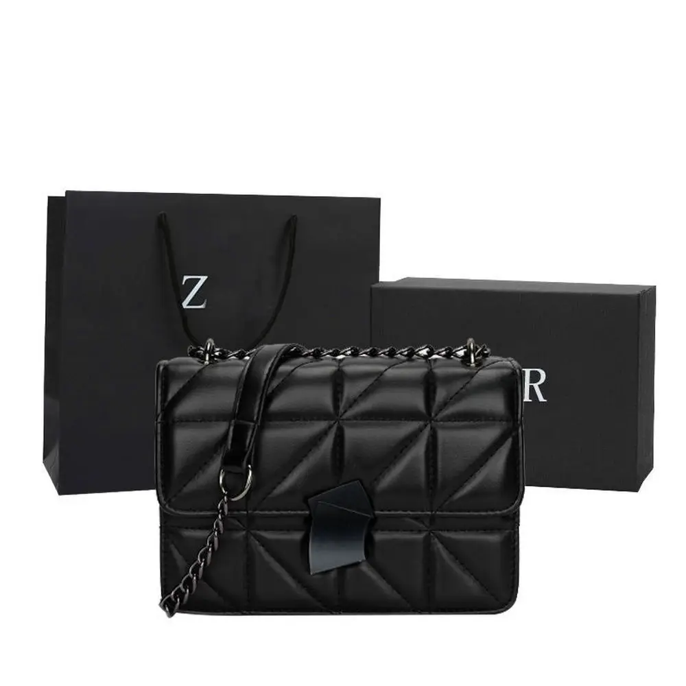 Single Shoulder Messenger Bag Chain Simple Crossbody Bag Purses New Fashion Lingge Shell Bag Leather Design Women Handbags
Single Shoulder Messenger Bag Chain Simple Crossbody Bag Purses New Fashion Lingge Shell Bag Leather Design Women Handbags