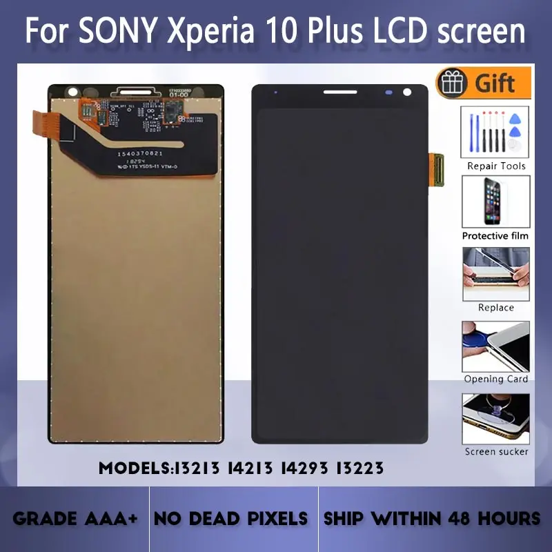 ЖК-экран в сборе для Sony Xperia 10 Plus, сенсорное стекло для Sony Xperia 10 Plus, I3213, I4213, I4293, I3223, оригинальный ЖК-дисплей
ЖК-экран в сборе для Sony Xperia 10 Plus, сенсорное стекло для Sony Xperia 10 Plus, I3213, I4213, I4293, I3223, оригинальный ЖК-дисплей