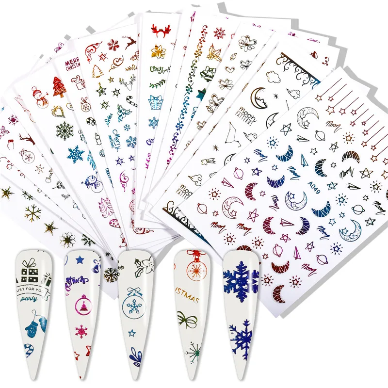 16 Pcs/Set Christmas Nail Sticker for Art Decorations Fashion Snow Nails Stickers for DIY Manicure Design
16 Pcs/Set Christmas Nail Sticker for Art Decorations Fashion Snow Nails Stickers for DIY Manicure Design