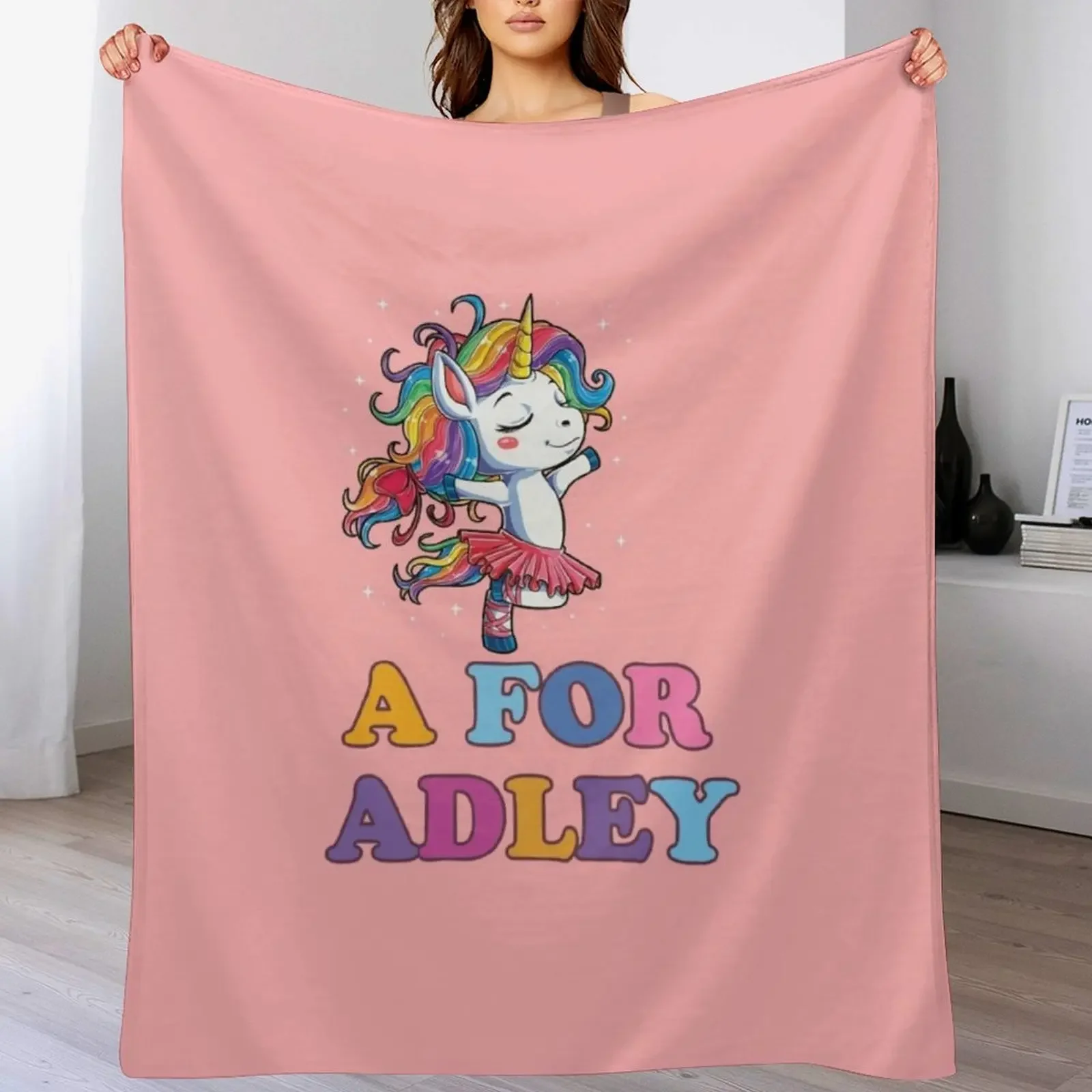 Одеяло Adley's Playspace: A For Adley Unicorn Dancing милое одеяло декоративные покрывала одеяла