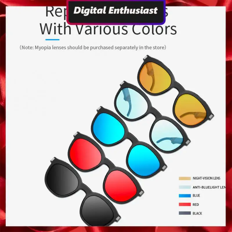 Portable Low Power Consumption Wireless Smart Glasses 2 In 1 bluetooth-compatible Sunglasses Touch Control Lightweight Durable
Portable Low Power Consumption Wireless Smart Glasses 2 In 1 bluetooth-compatible Sunglasses Touch Control Lightweight Durable
