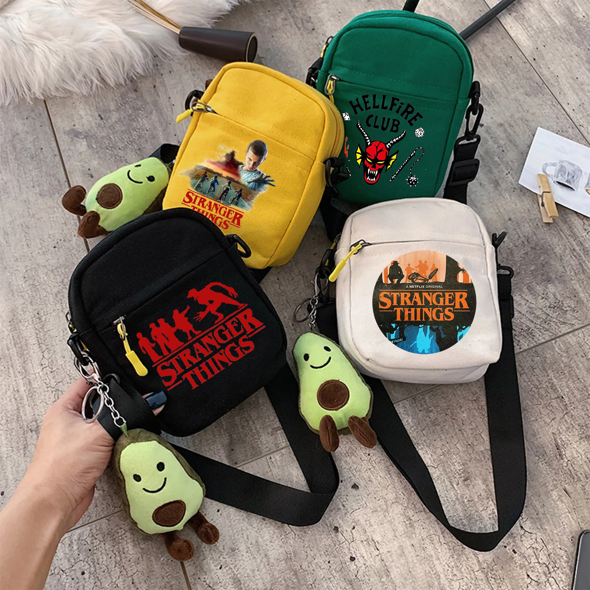 High Qulaity Canvas Handbag Stranger Things Shoulder Bags Casual Travel Bag Lightweight Retro Purse Satchel Joyce Mike Bag 
High Qulaity Canvas Handbag Stranger Things Shoulder Bags Casual Travel Bag Lightweight Retro Purse Satchel Joyce Mike Bag