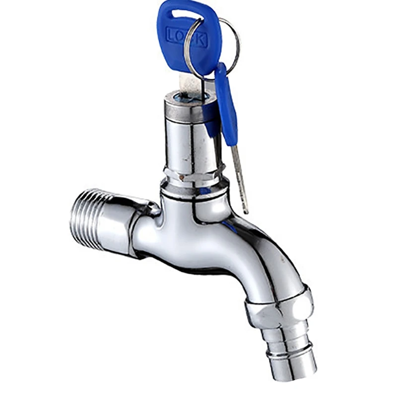 Anti-Theft Faucet Water Tap With Lock Key Alloy Key Switch Faucet Bibcocks For Kitchen Outdoor Garden
Anti-Theft Faucet Water Tap With Lock Key Alloy Key Switch Faucet Bibcocks For Kitchen Outdoor Garden