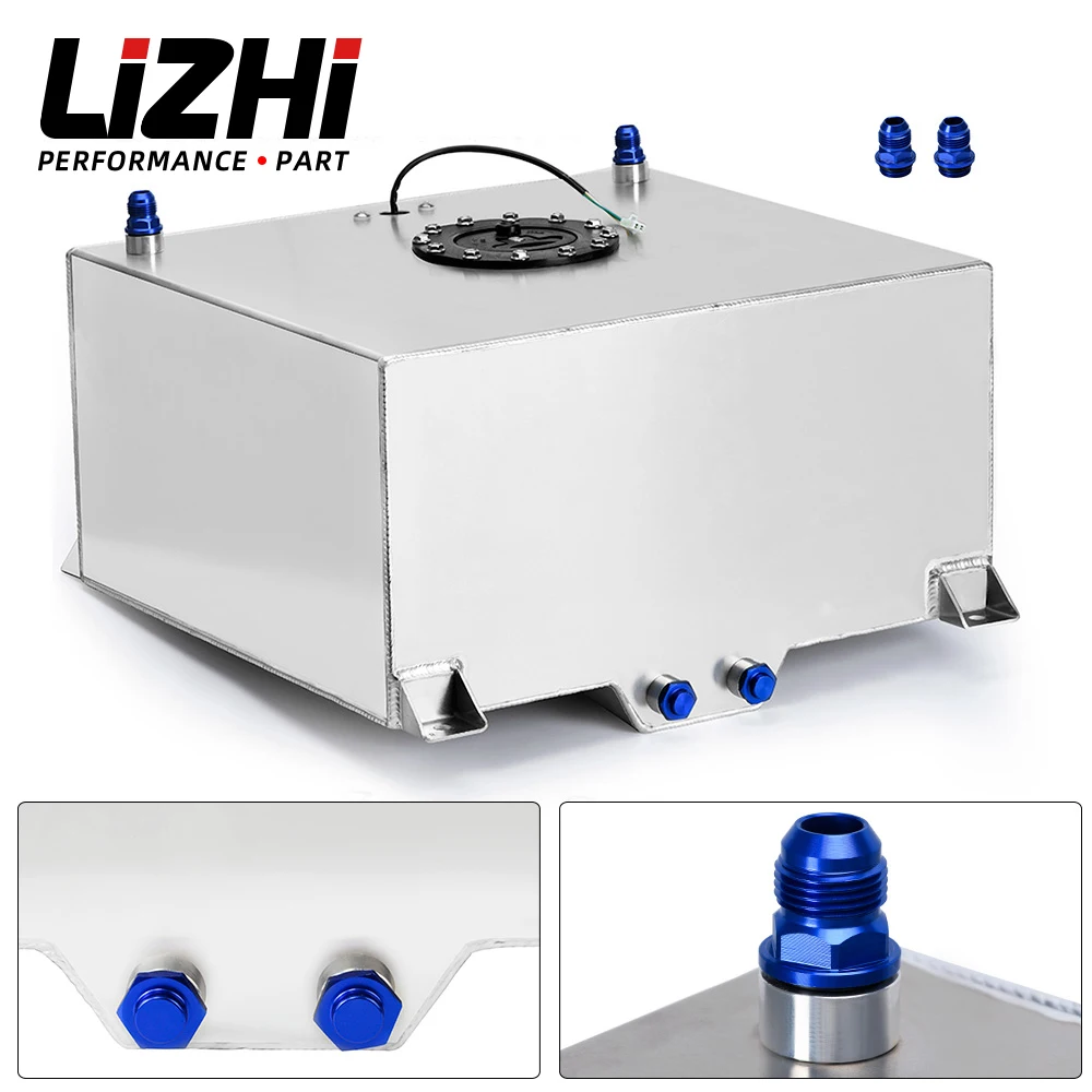 LIZHI-серебристый 60L алюминиевый топливный резервуар с датчиком, топливный элемент 60L с крышкой и пеной внутри AN10, фитинги
LIZHI-серебристый 60L алюминиевый топливный резервуар с датчиком, топливный элемент 60L с крышкой и пеной внутри AN10, фитинги