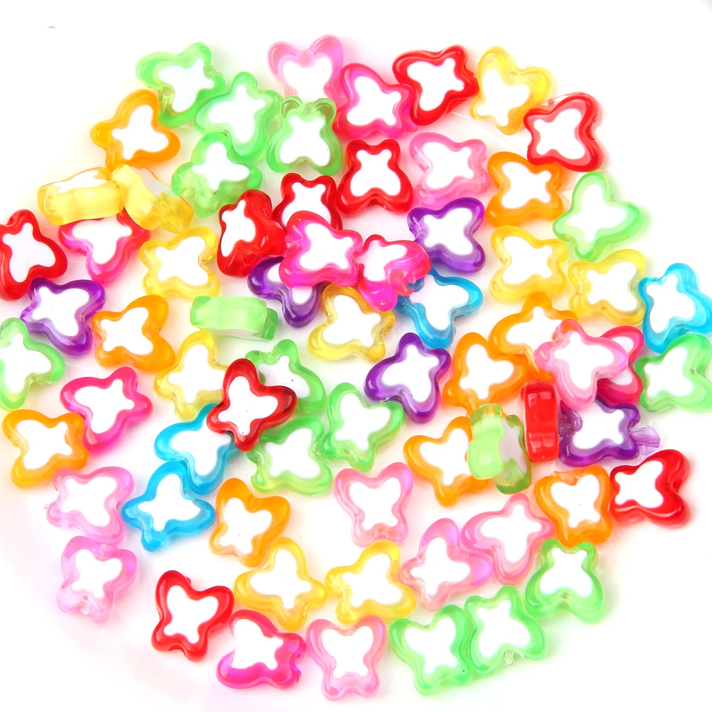 50 pieces two-color butterfly heart-shaped acrylic flat beads loose beads DIY hand jewelry bracelet hair accessories
50 pieces two-color butterfly heart-shaped acrylic flat beads loose beads DIY hand jewelry bracelet hair accessories