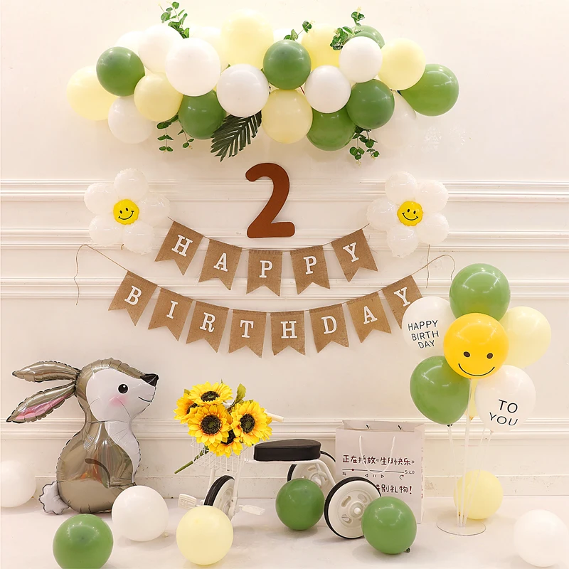 Retro Green Balloon Arch Kit Baby Shower Decorations Happy Birthday Banner Daisy Balloons Birthday Party Eucalyptus Leaves
Retro Green Balloon Arch Kit Baby Shower Decorations Happy Birthday Banner Daisy Balloons Birthday Party Eucalyptus Leaves