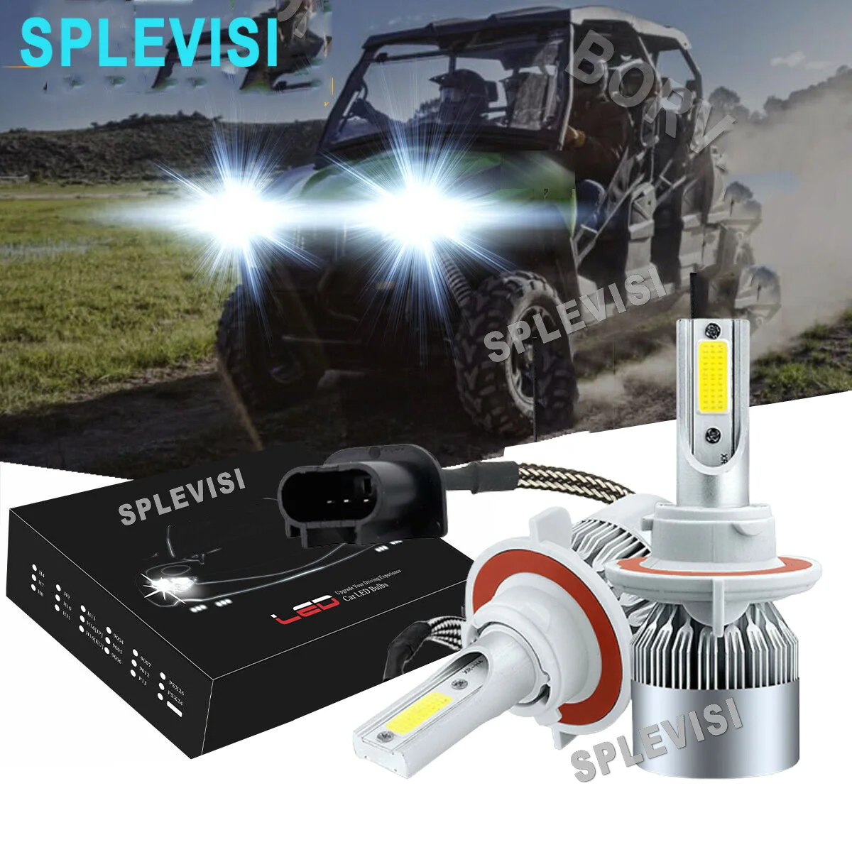 2x 100W LED Headlights White For Arctic Cat Wildcat XX 2018 2019 2020 2021 2022 Prowler 500 2017 2018 2019 2020 2021 2022 
2x 100W LED Headlights White For Arctic Cat Wildcat XX 2018 2019 2020 2021 2022 Prowler 500 2017 2018 2019 2020 2021 2022