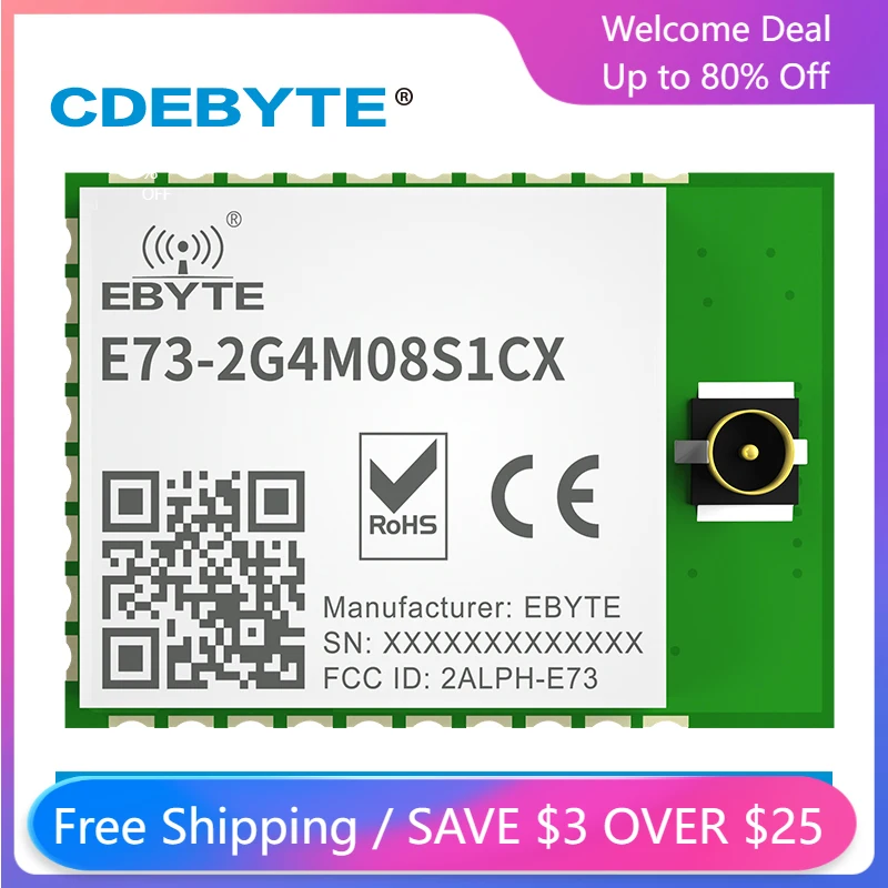 5 шт. nRF52840 Bluetooth модуль BLE 4,2/5,0 2,4 ГГц 8dBm RF беспроводной приемник
5 шт. nRF52840 Bluetooth модуль BLE 4,2/5,0 2,4 ГГц 8dBm RF беспроводной приемник