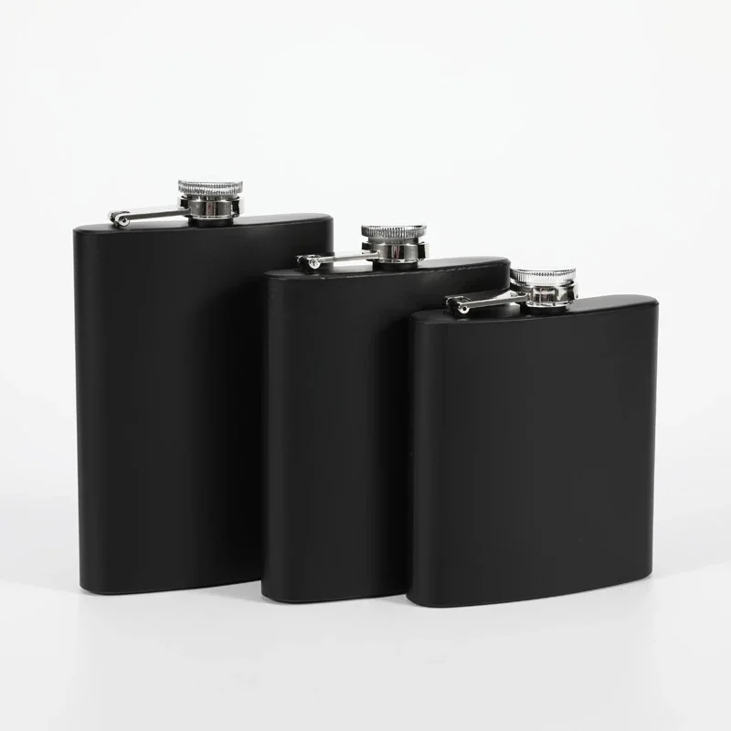 Leakproof Stainless Steel Flagon Wine Pot Flask for Liquor Matte Black 6 7 8 OZ With Funnel Camping Pocket Flask
Leakproof Stainless Steel Flagon Wine Pot Flask for Liquor Matte Black 6 7 8 OZ With Funnel Camping Pocket Flask