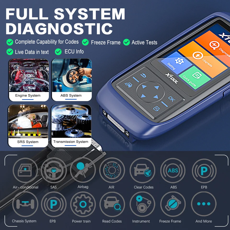 Диагностические инструменты для полной системы XTOOL A30 Pro с 15 функциями сброса DPF TPMS SAS EPB IMMO, бесплатное обновление, программатор ключей A30PRO
Диагностические инструменты для полной системы XTOOL A30 Pro с 15 функциями сброса DPF TPMS SAS EPB IMMO, бесплатное обновление, программатор ключей A30PRO