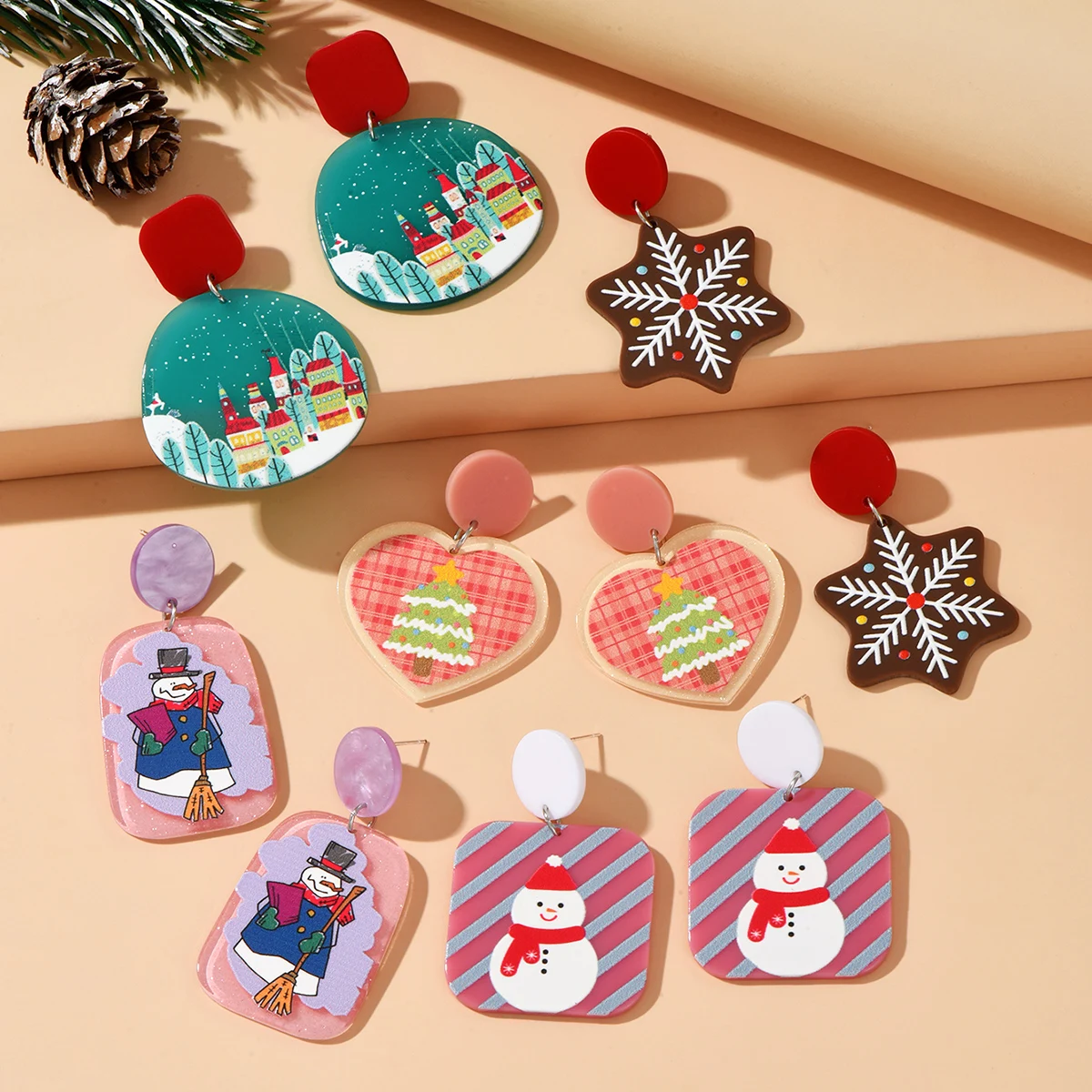Earrings For Women Resin Snowman Jewelry Christmas Tree Stud Earring For Women Holiday Jewelry Christmas Party Accessories Gifts
Earrings For Women Resin Snowman Jewelry Christmas Tree Stud Earring For Women Holiday Jewelry Christmas Party Accessories Gifts