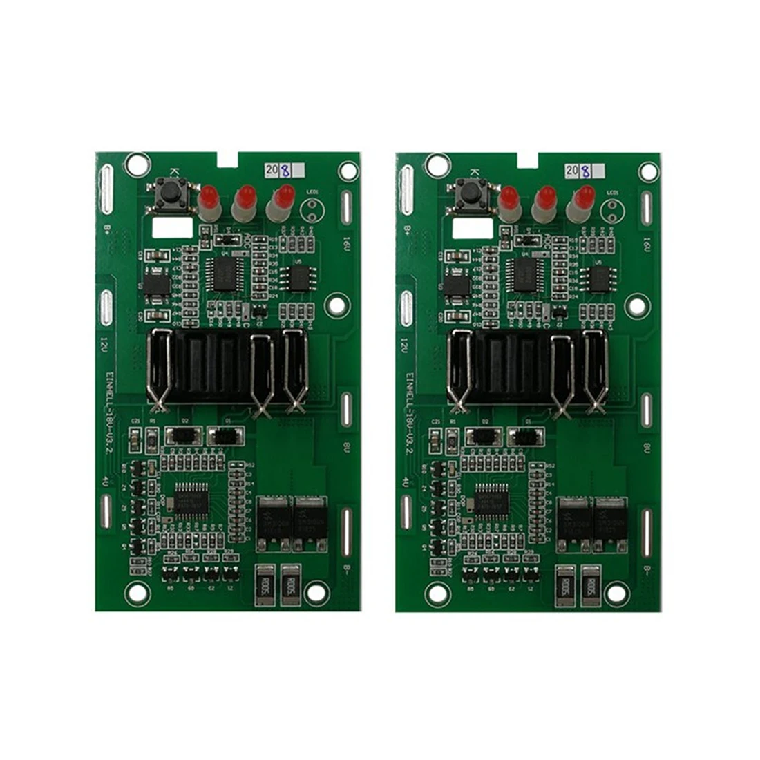 2Pcs RISE-4511396 Li-Ion Battery Charging Protection Circuit Board Pcb Board for Einhell Power X-Change 18V 20V Lithium
2Pcs RISE-4511396 Li-Ion Battery Charging Protection Circuit Board Pcb Board for Einhell Power X-Change 18V 20V Lithium