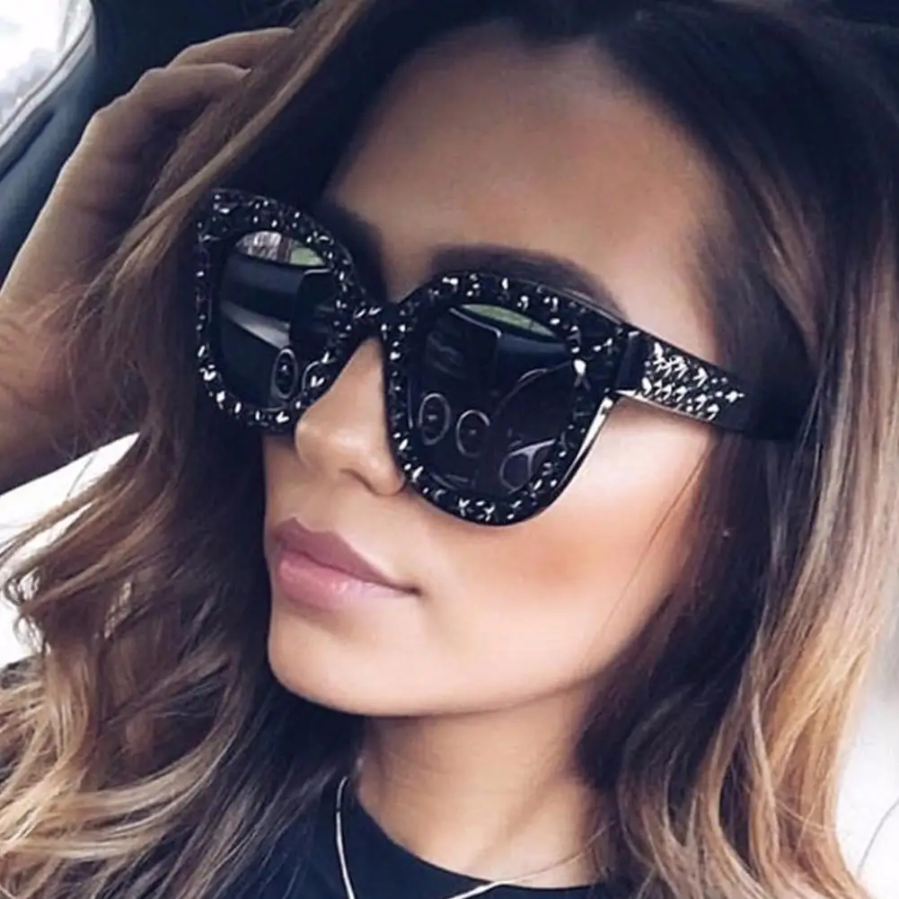 Ослепляющие роскошные солнцезащитные очки для женщин и мужчин модные конфетных