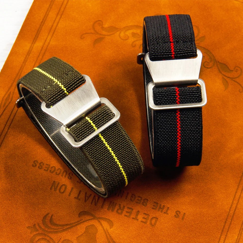60's French Army NATO Parachute Elastic Nylon Watchband for Seiko Water Ghost Tudor Rolex Watch Strap 18mm 20mm 22mm
60's French Army NATO Parachute Elastic Nylon Watchband for Seiko Water Ghost Tudor Rolex Watch Strap 18mm 20mm 22mm