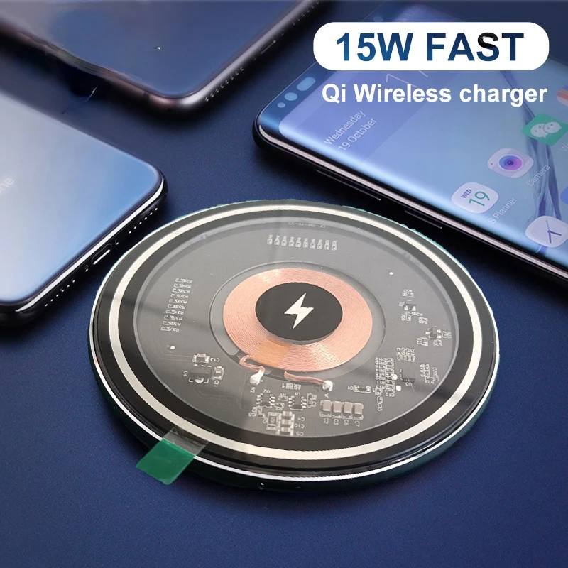 15W Wireless Charger Pad For iPhone 14 13 12 11 Pro XS Max Mini X XR Samsung Induction Fast Wireless Charging Docking Station
15W Wireless Charger Pad For iPhone 14 13 12 11 Pro XS Max Mini X XR Samsung Induction Fast Wireless Charging Docking Station