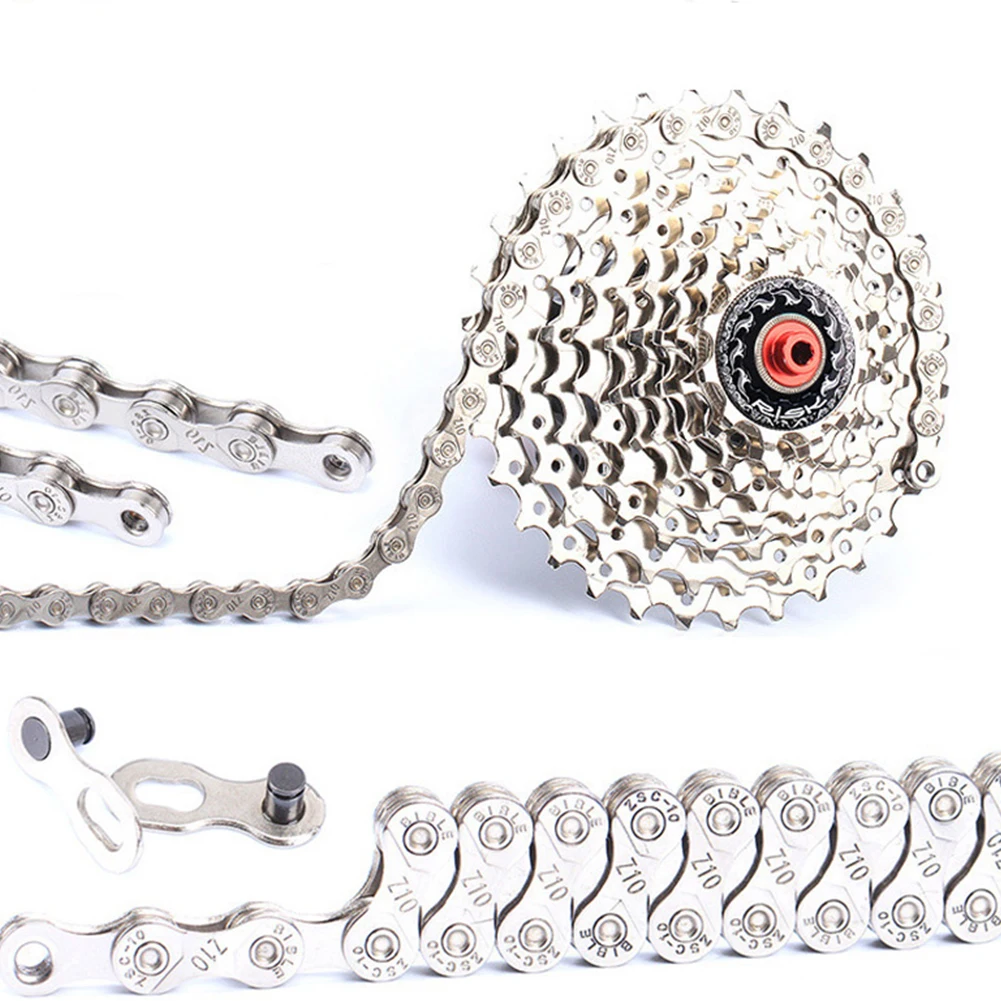Bike Chain 6-7-8/9/10/11/12 Speed Velocidade Electroplated Silver Bicycle Chain 116 Links Bike Parts For Mountain Road Bike
Bike Chain 6-7-8/9/10/11/12 Speed Velocidade Electroplated Silver Bicycle Chain 116 Links Bike Parts For Mountain Road Bike