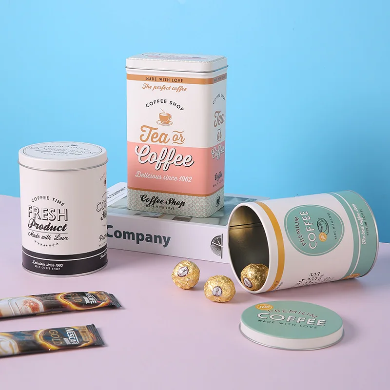 Storage Tank Metal Biscuits Container Coffee Bean Jar Sealed Tea Canister Food Portable Candy Candy Containers
Storage Tank Metal Biscuits Container Coffee Bean Jar Sealed Tea Canister Food Portable Candy Candy Containers