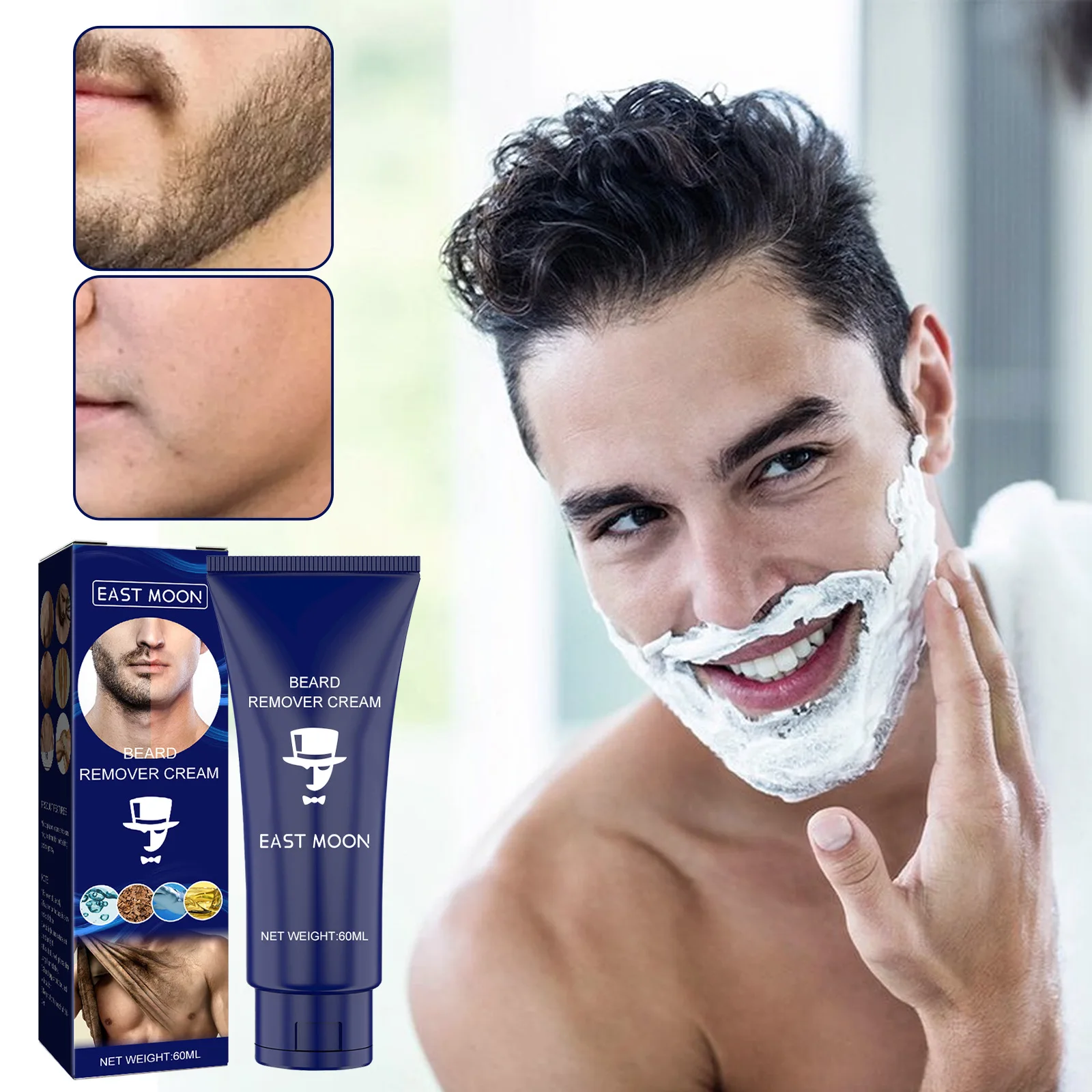 Men Hair Removal Cream Facial Beard Depilatory Paste 60ml Removal Armpit Legs Hair Body Care Shaving & Hair Removal
Men Hair Removal Cream Facial Beard Depilatory Paste 60ml Removal Armpit Legs Hair Body Care Shaving & Hair Removal