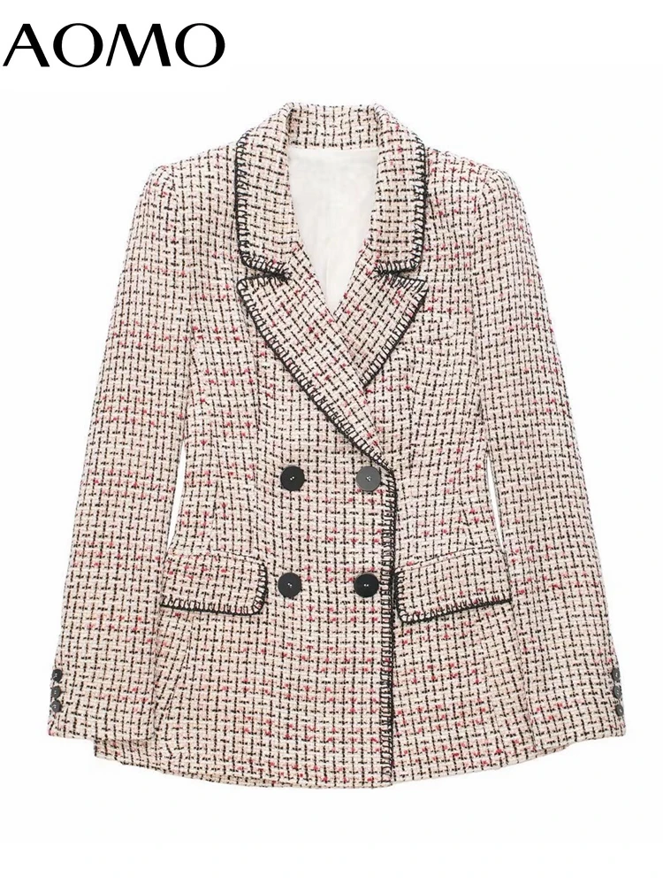 AOMO 2022 New Arrival Women Vintage Tweed Blazer Female Long Sleeve Elegant Jacket Ladies Blazer Suits 3H353A
AOMO 2022 New Arrival Women Vintage Tweed Blazer Female Long Sleeve Elegant Jacket Ladies Blazer Suits 3H353A