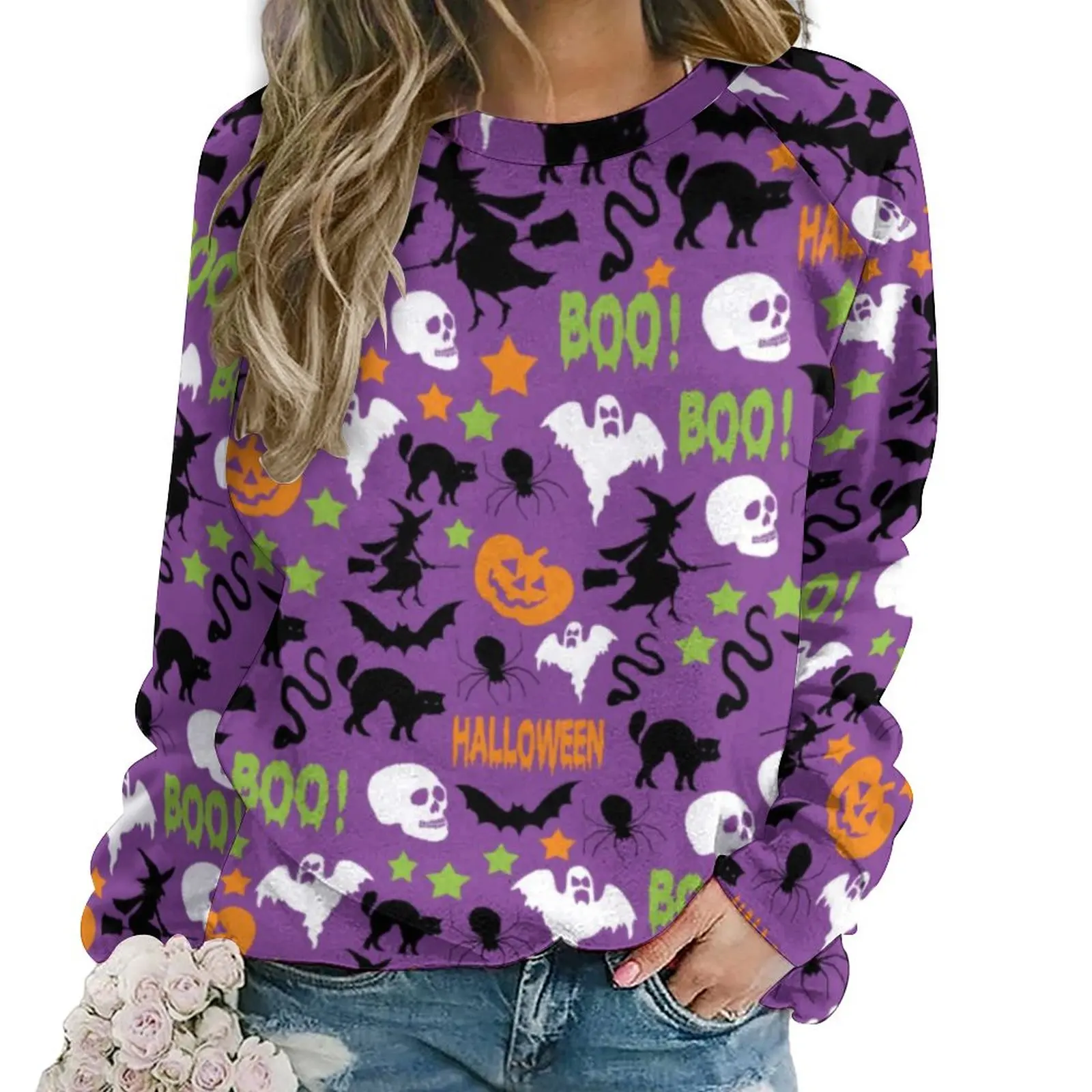 Ghost Pumpkin Print Hoodies Women Funny Halloween Hip Hop Casual Hoodie Winter Long Sleeve Elegant Pattern Tops Big Size
Ghost Pumpkin Print Hoodies Women Funny Halloween Hip Hop Casual Hoodie Winter Long Sleeve Elegant Pattern Tops Big Size