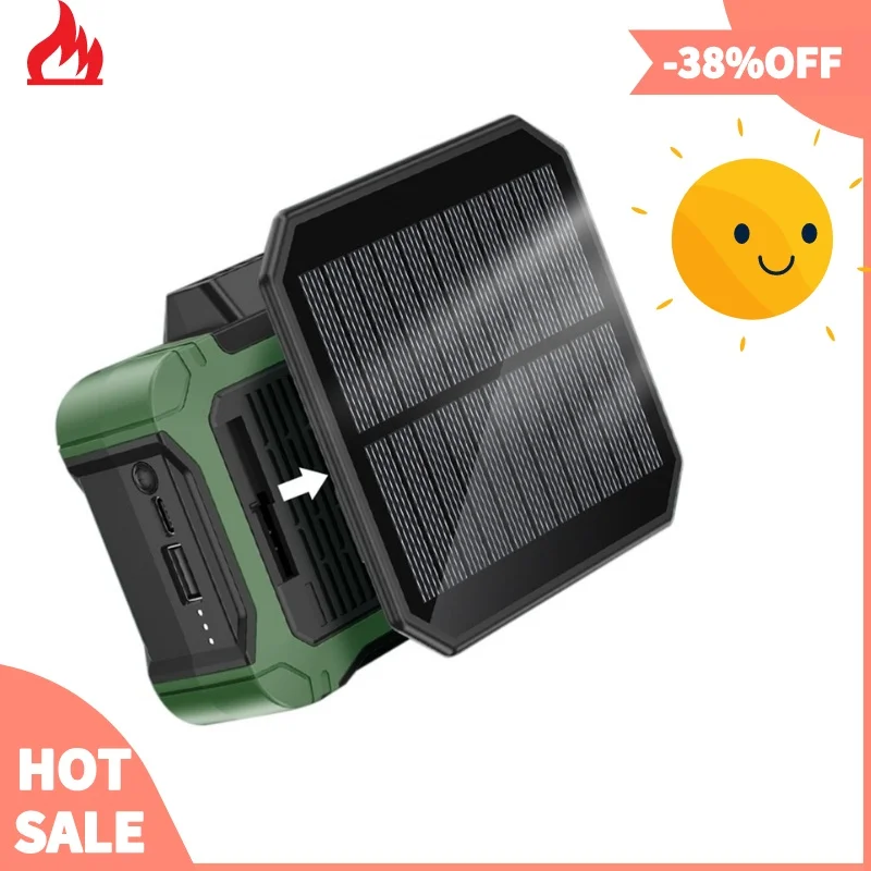 Portable Waist Clip Fan 6000Mah Battery Operated Necklace Fan, With Solar Charging 3 Speeds For Outdoor Works
Portable Waist Clip Fan 6000Mah Battery Operated Necklace Fan, With Solar Charging 3 Speeds For Outdoor Works