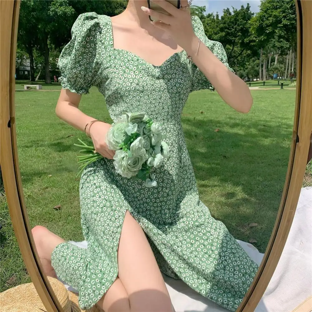 Beautiful Floral Pattern Lady Summer Dress Short Sleeve Women Summer Dress Summer Vacation Midi Dress Women Garment
Beautiful Floral Pattern Lady Summer Dress Short Sleeve Women Summer Dress Summer Vacation Midi Dress Women Garment