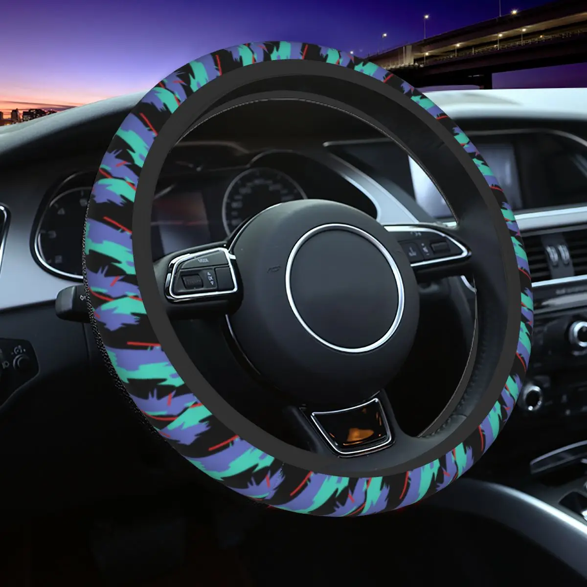 Retro HKS Motorcycle Car Steering Wheel Cover 37-38 Elastic Auto Steering Wheel Protector Colorful Car-styling Car Accessories
Retro HKS Motorcycle Car Steering Wheel Cover 37-38 Elastic Auto Steering Wheel Protector Colorful Car-styling Car Accessories
