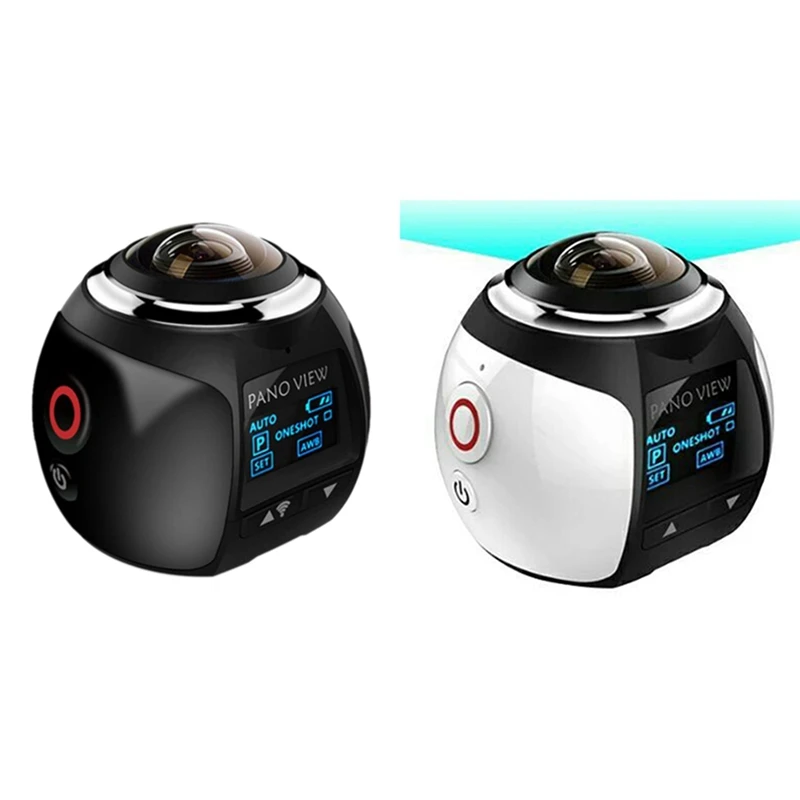 V1 Panoramic 360 Degree Camera 4K Diving Waterproof Sports DV WIFI VR Virtual Reality Camera (Black)
V1 Panoramic 360 Degree Camera 4K Diving Waterproof Sports DV WIFI VR Virtual Reality Camera (Black)