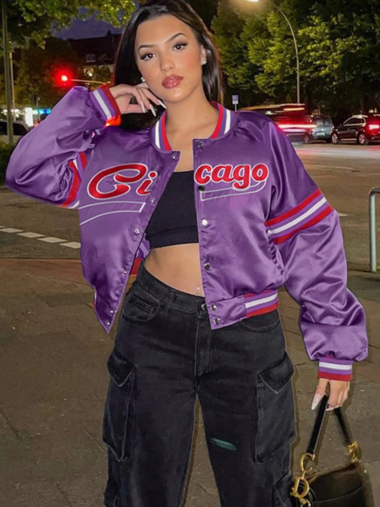 Letter Embroidery Jackets for Women 2022 Long Sleeve Winter Clothes Street All-match Slim Baseball Jackets Coat Female Outwears
Letter Embroidery Jackets for Women 2022 Long Sleeve Winter Clothes Street All-match Slim Baseball Jackets Coat Female Outwears