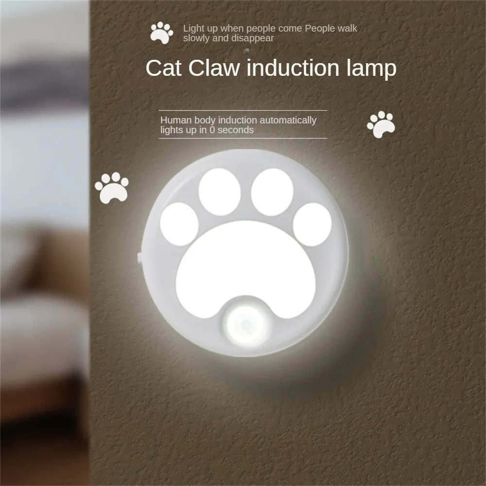 Lamp Nightlight Human Body Induction Soft Bedside Light Abs Wiring-free Induction Lamp Smart Home Smart Nightlight Intelligent 
Lamp Nightlight Human Body Induction Soft Bedside Light Abs Wiring-free Induction Lamp Smart Home Smart Nightlight Intelligent