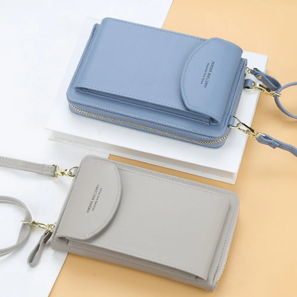 Mobile Phone Bags Shoulder Women Bag PU Wallet Mini Handbags Card Holder Organizer Universal Smartphone Satchels
Mobile Phone Bags Shoulder Women Bag PU Wallet Mini Handbags Card Holder Organizer Universal Smartphone Satchels
