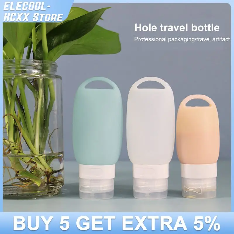 38/60ML Travel Plastic Silicone Keychain Bottle Travel Container Empty Bottle Travel Portable Cosmetic Squeeze Containers Tools
38/60ML Travel Plastic Silicone Keychain Bottle Travel Container Empty Bottle Travel Portable Cosmetic Squeeze Containers Tools