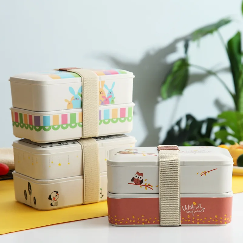 1000ml Double-layer Bamboo Fiber Child Bento Box School Office Travel Hiking Camping Lunch Box Leakproof Food Container
1000ml Double-layer Bamboo Fiber Child Bento Box School Office Travel Hiking Camping Lunch Box Leakproof Food Container