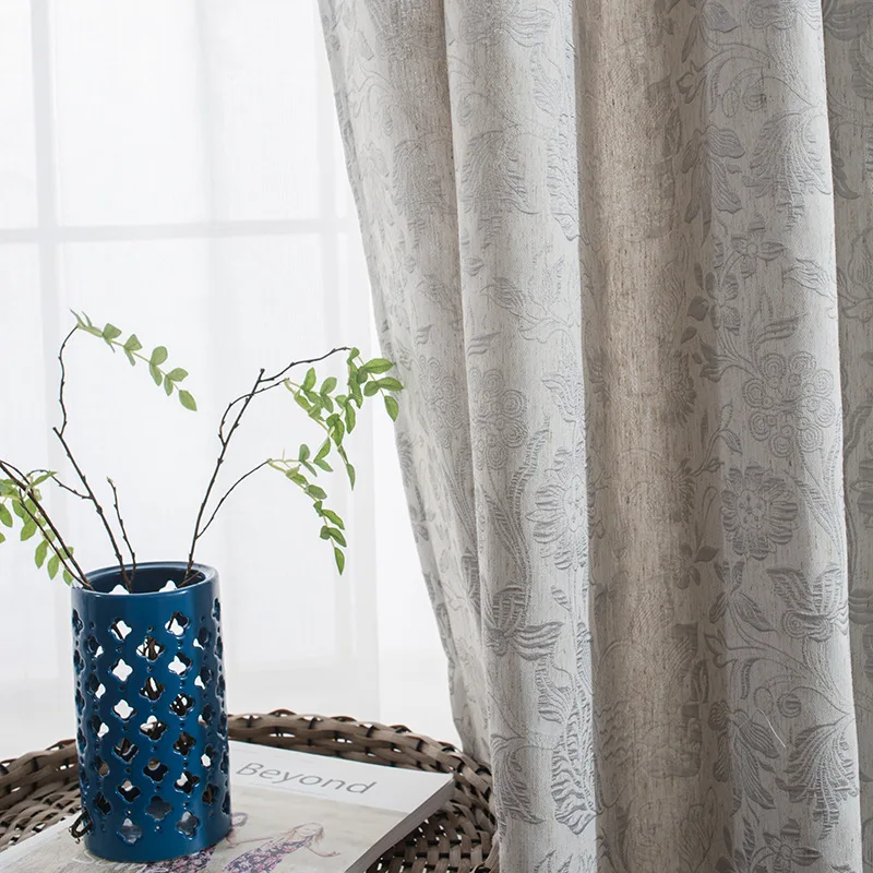Jacquard fabric curtains curtains for Living room dining room bedroom curtains pure dark pattern
Jacquard fabric curtains curtains for Living room dining room bedroom curtains pure dark pattern