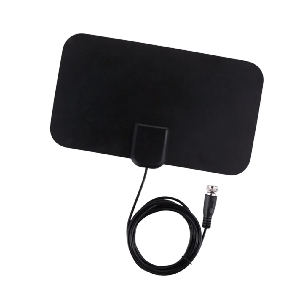 

2 High Gain Digital Antenna 1080P Indoor HDTV Antennas Aerial Mini DVB-T2 170-240mhz 470-860mhz (Black)