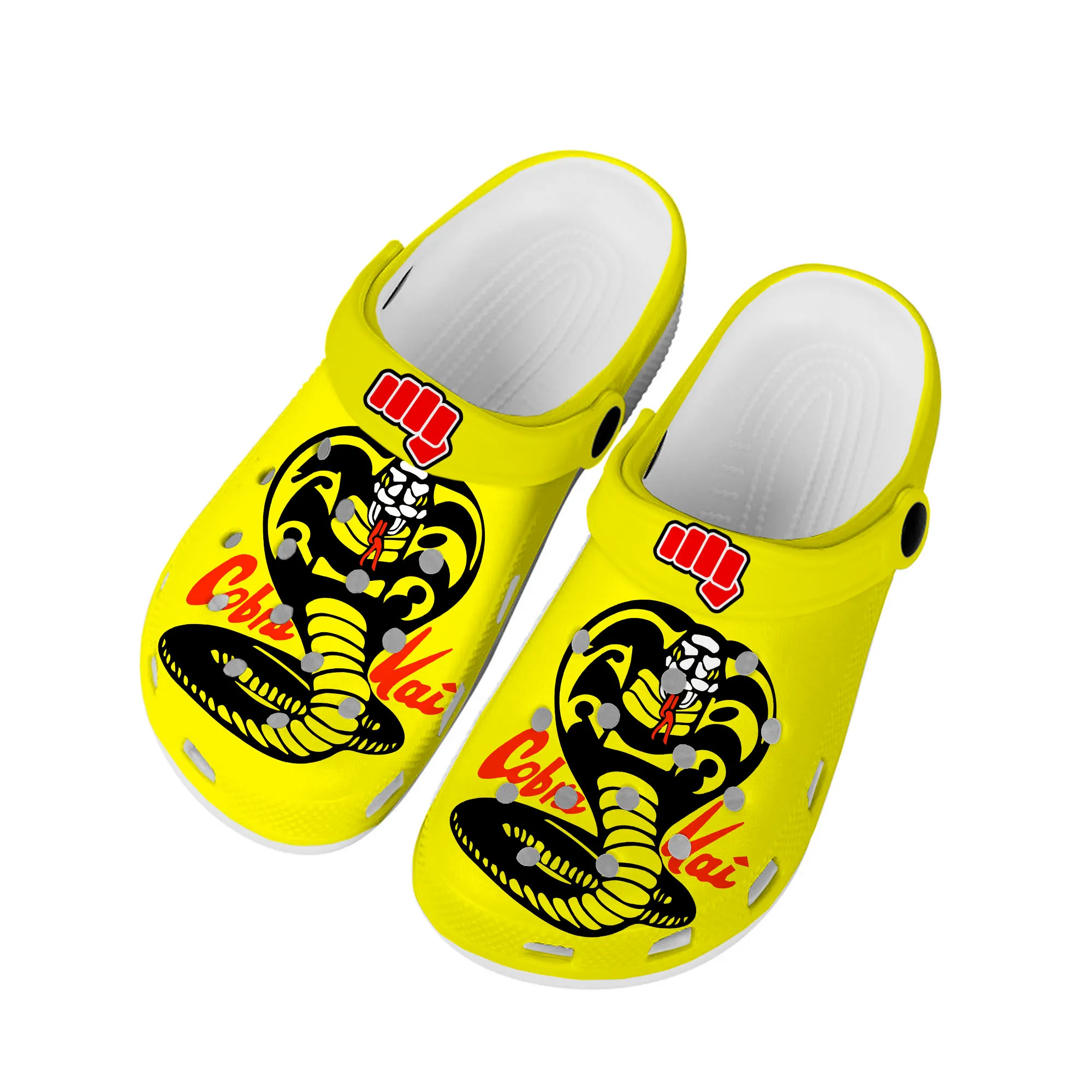 Movie Thai Venomous Snake Cobra Kai Home Clogs Custom Water Shoes Mens Womens Teenager Shoe Garden Clog Beach Hole Slippers
Movie Thai Venomous Snake Cobra Kai Home Clogs Custom Water Shoes Mens Womens Teenager Shoe Garden Clog Beach Hole Slippers