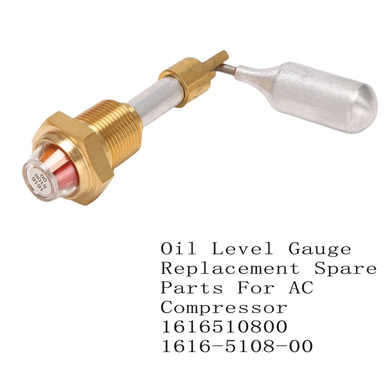 Oil Level Gauge Replacement Spare Parts For AC Compressor 1616510800 1616-5108-00
Oil Level Gauge Replacement Spare Parts For AC Compressor 1616510800 1616-5108-00
