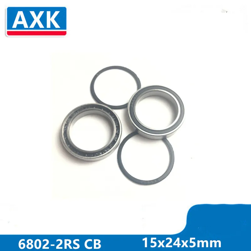 

Axk 1PCS 6802-2rs 6802 61802 2rs Si3n4 Hybrid Ceramic Deep Groove Ball Bearing 15x24x5mm 6802-2rs Cb Abec-3