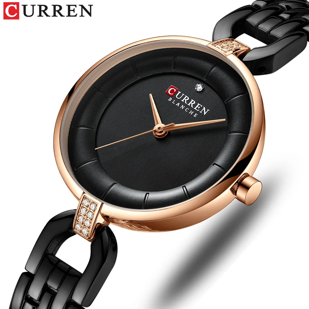 CURREN Quartz Women Luxury Rhinestone Clock Woman Gift Charming Ladies Stainless Steel Bracelet Women Wristwatch Montre femme
CURREN Quartz Women Luxury Rhinestone Clock Woman Gift Charming Ladies Stainless Steel Bracelet Women Wristwatch Montre femme