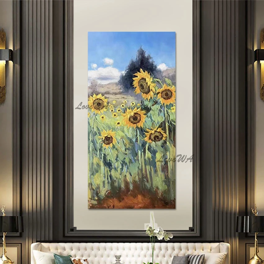 Abstract Flowers Pictures Art Canvas Natural Scenery Painting Wholesale Beautiful Sunflowers Wall Frameless Acrylic Artwork
Abstract Flowers Pictures Art Canvas Natural Scenery Painting Wholesale Beautiful Sunflowers Wall Frameless Acrylic Artwork