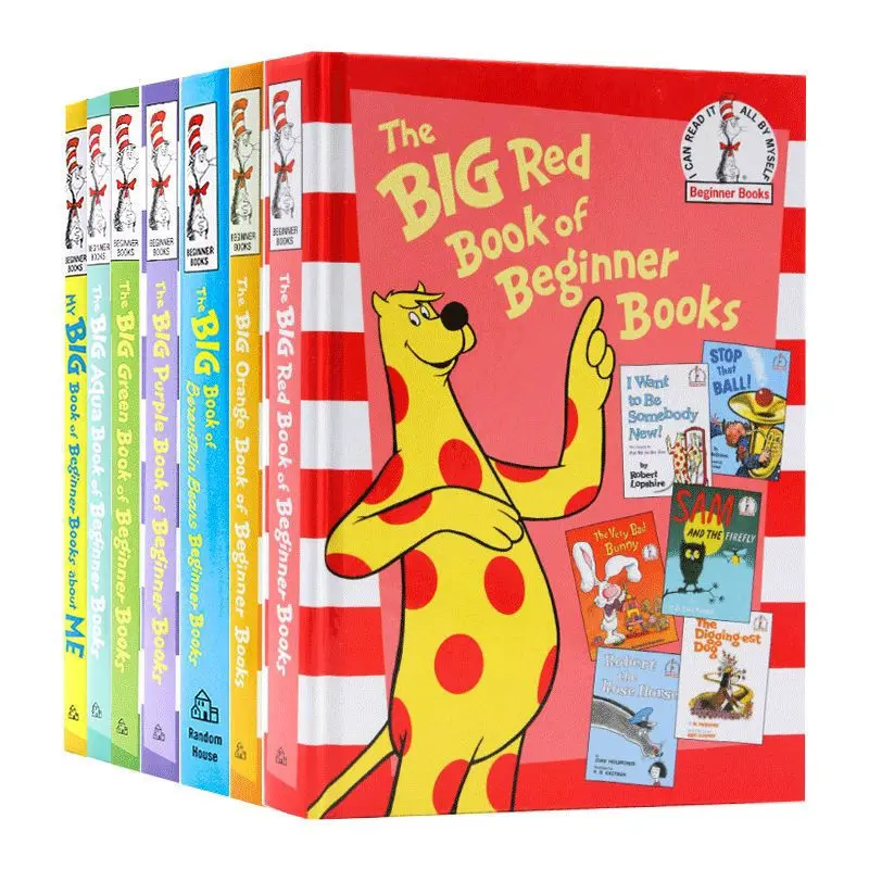 

Hardcover 8 English Dr Seuss Dr Seuss children's fun reading English books bedtime story books