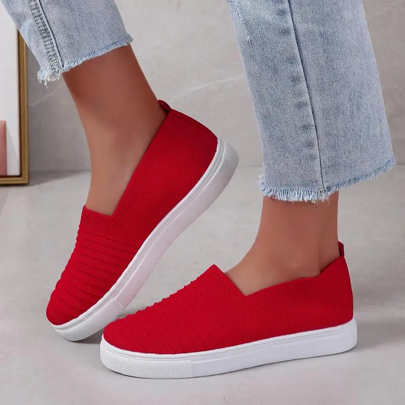 2022 Summer Women's Sneakers Mesh Breathable Flat Knit Women's Shoes Women's Vulcanized Shoes Slip-on Spring Women's Shoes
2022 Summer Women's Sneakers Mesh Breathable Flat Knit Women's Shoes Women's Vulcanized Shoes Slip-on Spring Women's Shoes