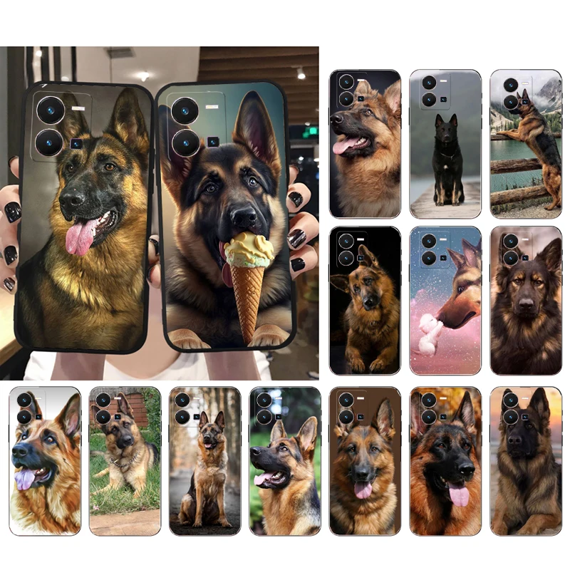 

German Shepherd Dog Phone Case for VIVO Y53S Y33S Y22S Y11S Y31 Y21 Y70 Y20 Y21S Y72 Y35 Y51 Y01 V23E V21 V23 V21E Funda