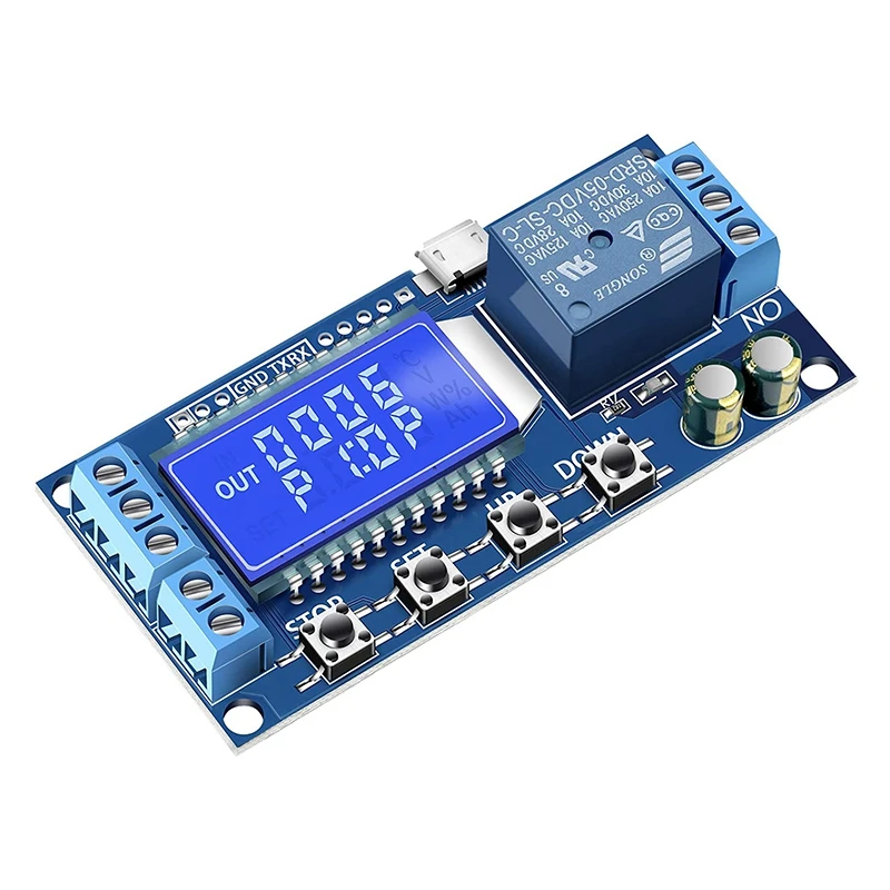 Timer Delay,Time Delay Relay DC5V 12V 24V Delay Controller Board Delay-Off Cycle Timer 0.01S-9999 Mins Trigger Delay 2Pc
Timer Delay,Time Delay Relay DC5V 12V 24V Delay Controller Board Delay-Off Cycle Timer 0.01S-9999 Mins Trigger Delay 2Pc