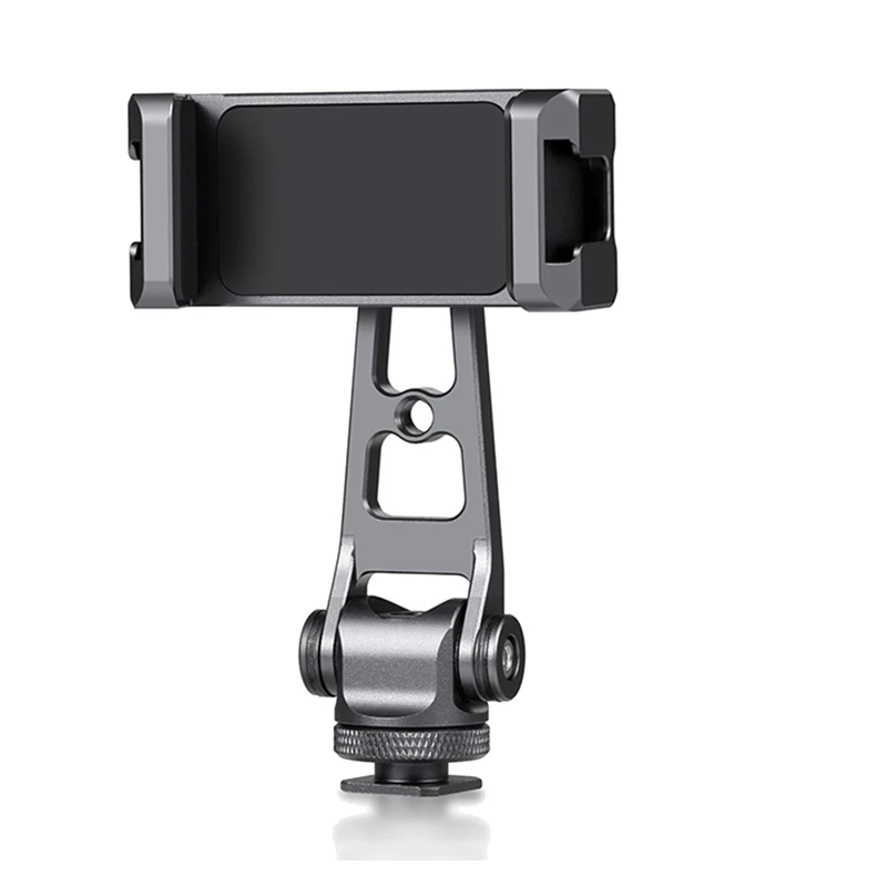 Mobile Phone Stabilizer Clip Z-Axis 360 Rotation Cold Shoes Aluminum Alloy Phone Clamp Holder Bracket
Mobile Phone Stabilizer Clip Z-Axis 360 Rotation Cold Shoes Aluminum Alloy Phone Clamp Holder Bracket