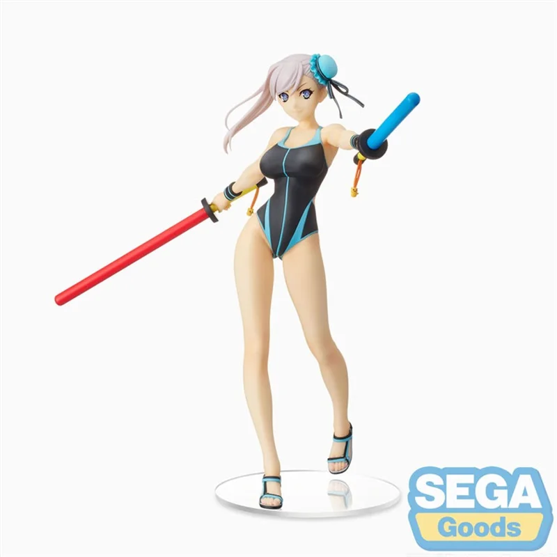 

In Stock Original Sega SPM Fate Grand Order FGO Saber Miyamoto Musashi Swimsuit Berserker Figure Model Doll Toys