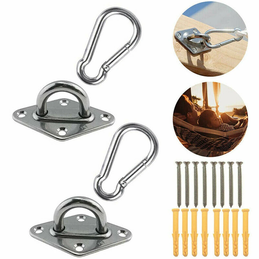 Stainless Heavy Duty Ceiling Hanging Hook Set Swing Chair Bracket For Posts Brick Walls Decks Trees Household Hardware Tool
Stainless Heavy Duty Ceiling Hanging Hook Set Swing Chair Bracket For Posts Brick Walls Decks Trees Household Hardware Tool