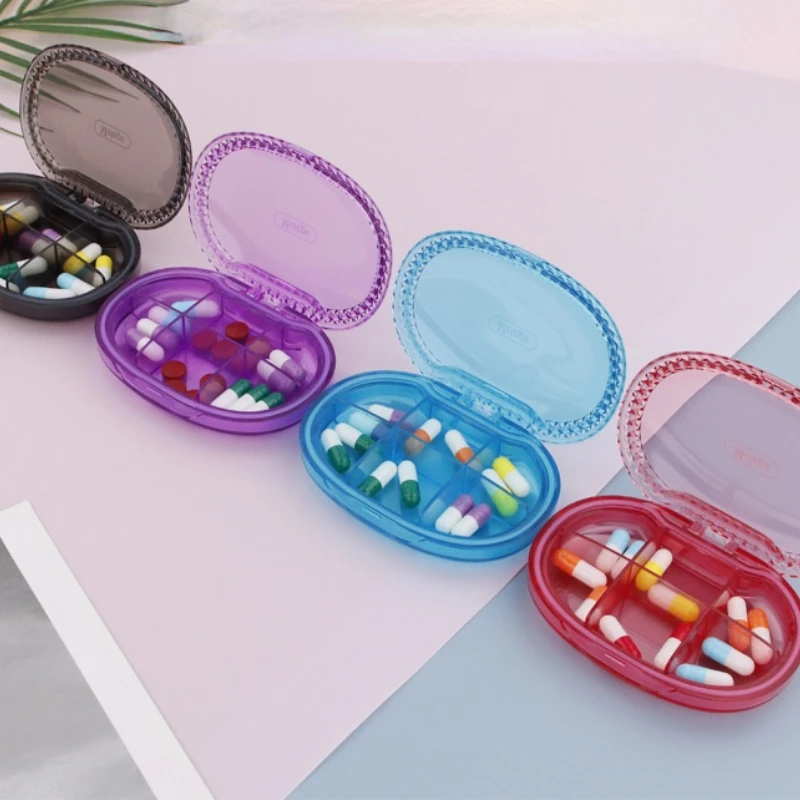 New Travel Small Medicine Box Portable Pill Storage Box 6 Lattice Portable Medicine Box Food Grade Sealed Storage Medicine Box
New Travel Small Medicine Box Portable Pill Storage Box 6 Lattice Portable Medicine Box Food Grade Sealed Storage Medicine Box